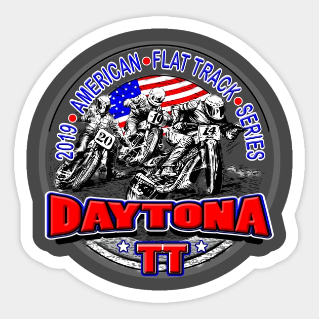 Daytona TT Sticker by Digitanim8tor